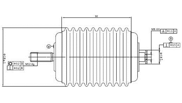 MTJC-7.2-250A Vacuum interrupter 7.2 kV